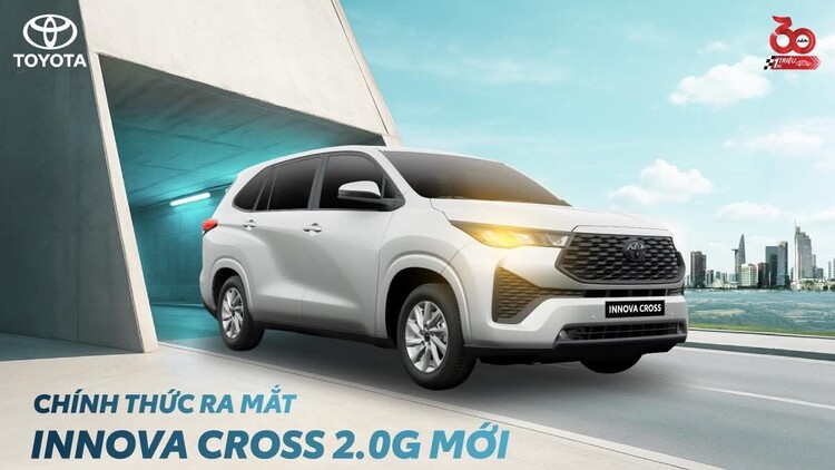 Toyota Innova Cross 2.0G - Phiên bản chiến lược thế chỗ Innova E với diện mạo diện đại, giá bán hấp dẫn 730 triệu đồng