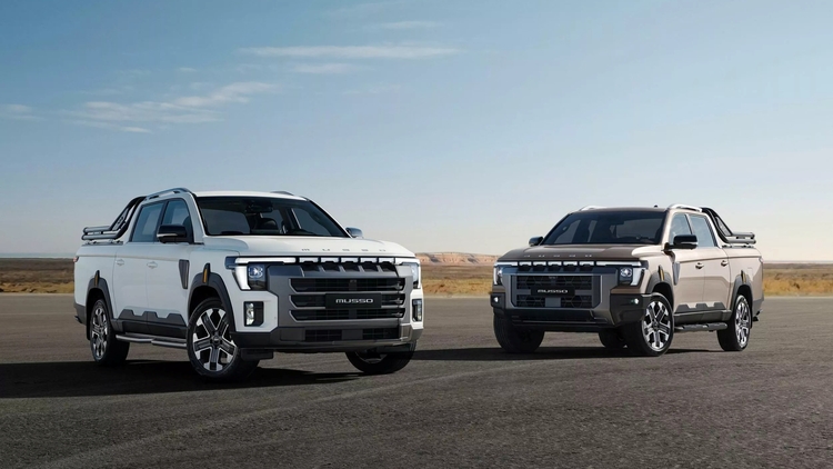 KG Mobility chuẩn bị tung bán tải mới cạnh tranh Ford Ranger: thiết kế hầm hố, dùng lại tên Musso