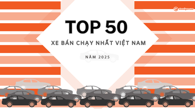[Infographic] Top 50 xe bán chạy nhất năm 2025: Xe gầm cao và MPV thống trị bảng xếp hạng