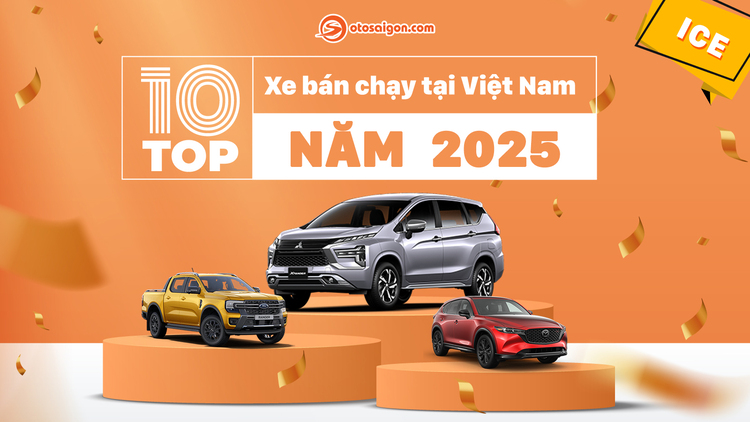 [Infographic] Top 10 xe ICE bán chạy 2025: Nhật và Mỹ thống lĩnh nhóm xe ICE
