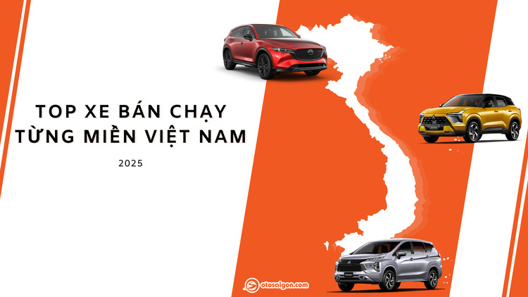[Infographic] Phân hóa thị hiếu mua xe ô tô của 3 miền năm 2025: CX-5 thống trị miền Bắc, Xpander giữ vững ngôi vương miền Nam