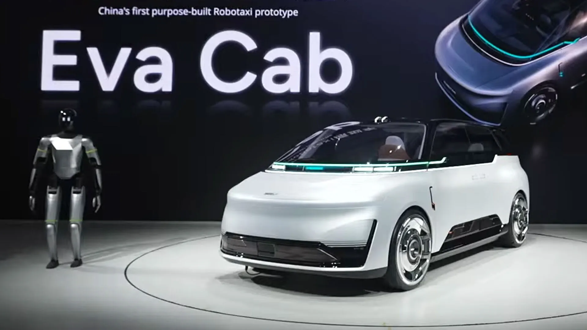 Geely trình làng EVA Cab: Robotaxi chuyên dụng đầu tiên của Trung Quốc, sẵn sàng 